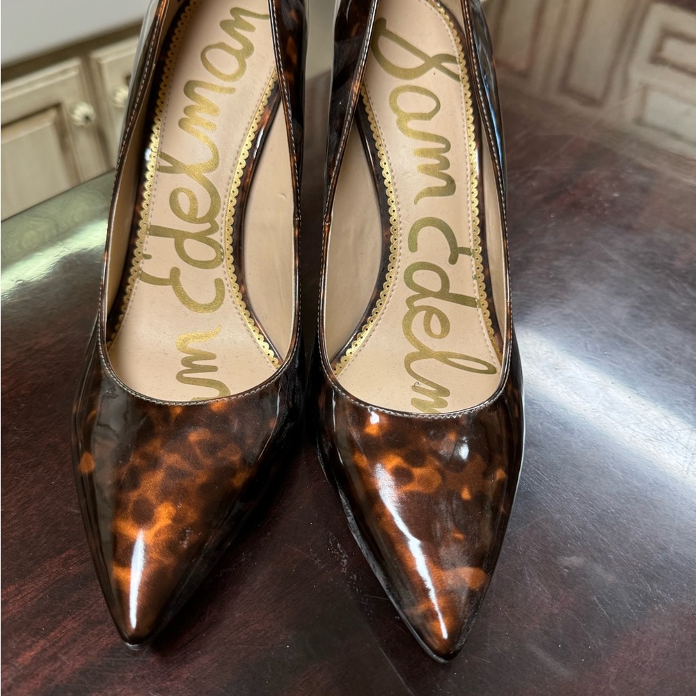 Sam Edelman Size 10 Tortoise Shell Pumps